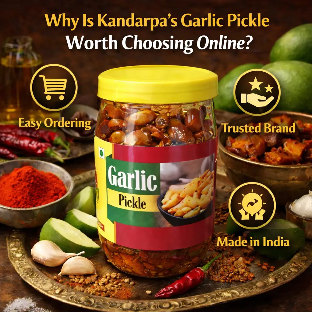 Why Is Kandarpa's Garlic Pickle Worth Choosing Online?